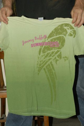 Jimmy Buffett Summerzone 2009 T Shirt Parrot Head Beach Large Rare Design