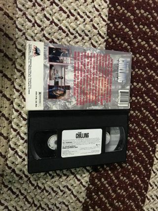 THE CHILLING HORROR SOV SLASHER RARE OOP VHS BIG BOX SLIP 2
