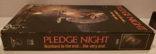 1990 Pledge Night VHS Movie Cult,  Horror,  Gore,  Frat Hazing,  Rare,  and HTF 3
