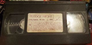1990 Pledge Night VHS Movie Cult,  Horror,  Gore,  Frat Hazing,  Rare,  and HTF 4