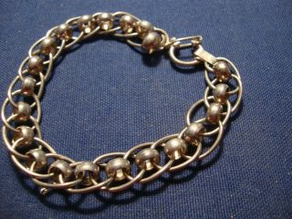 Ultra Rare 950 Sterling Silver Old Pawn Thick Big Chunky Bracelet