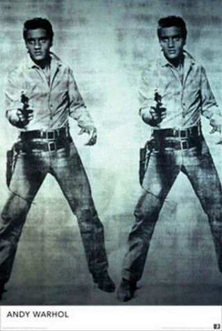 Elvis Presley Andy Warhol Poster - Rare 24x36 Print - Print Image Photo - Pw0