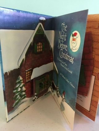 Rare The Night Before Christmas by Clement Clarke Moore’s A Hallmark Pop - Up Book 2