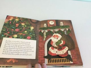Rare The Night Before Christmas by Clement Clarke Moore’s A Hallmark Pop - Up Book 5