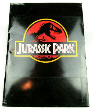1992 Jurassic Park Universal Pictures Movie Press Kit Rare Steven Spielberg