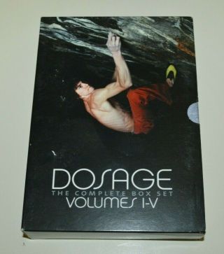 Dosage The Complete Box Set Volumes I - V Rare Climbing Dvd Oop 2008 Big Up Prod