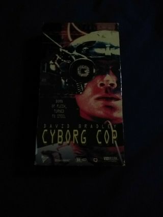 Cyborg Cop David Bradley (vhs) Rare Oop Sci - Fi Vidmark Entertainment