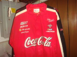 Coca Cola Dale Earnhardt 3 Jacket,  Bright Red Vintage,  Great Shape,  Mens L Rare