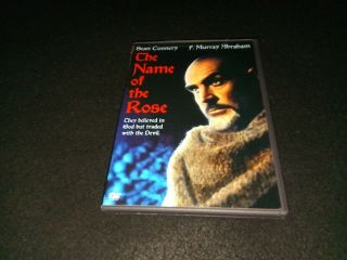 The Name Of The Rose (dvd,  2004) Sean Connery Authentic Region 1 Oop And Rare