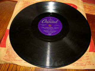 Frank Sinatra Rare 78 Rpm Record Love And Marriage 1955 Capitol