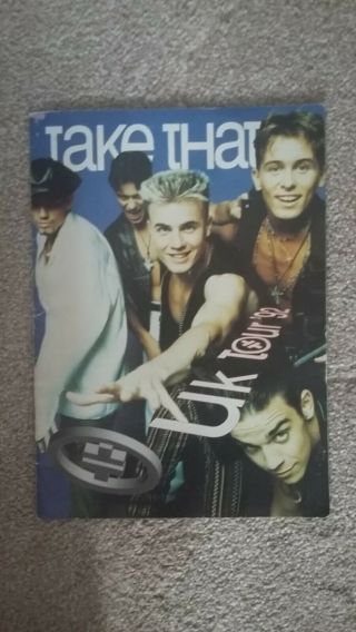 Take That First Ever Uk Tour Programme November 1992 Very Rare