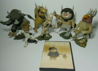 Rare 2000 Mcfarlane Toys Where The Wild Things Are Set Of All 6 Action Figures