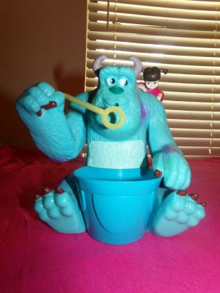 Disney Monsters Inc Sully And Boo Motorized Bubble Blower.  Vintage.  Rare