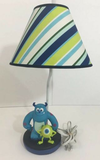 Monsters Inc.  Lamp Sully And Mike Disney Rare Hard To Find 18 Inches Tall