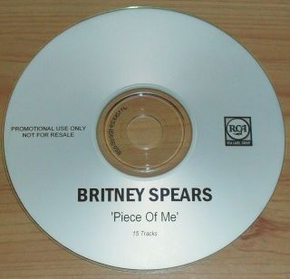 Britney Spears - Piece Of Me UK 15 track promo rare 3