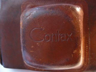 Very Rare German Pre Ww2 Contax Contax Ii Leather Camera Case Bag