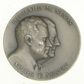 Rare Silver 34.  9 Grams Richard M.  Nixon Round.  999 Fine Silver 371