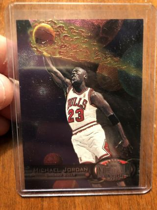1997 Metal Universe Michael Jordan Card 23 Rare Chicago Bulls Hof