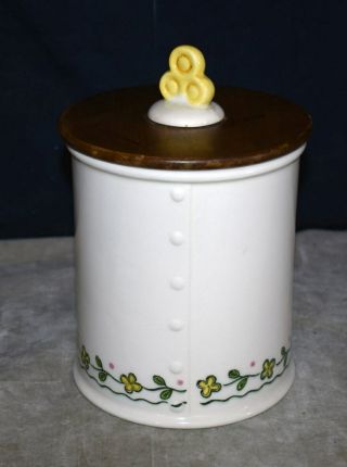VINTAGE RARE METLOX POPPYTRAIL CANISTER COOKIE JAR HAPPY TIME MUSICAL FAMILY 3