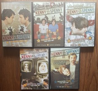 /414\ Kenny Vs Spenny Complete Seasons 1,  2,  3,  4 & 5 Dvds Rare & Oop W/ Inserts