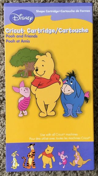 Disney Pooh And Friends Cricut Cartridge Complete Not Linked Retired Rare Winnie