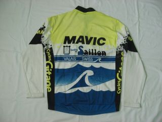 Mavic Diadora Gitane Swiss very rare vintage cycling jersey size 4 (L) 4