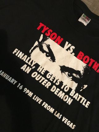 Vintage Tyson Vs Botha Fight OG T Shirt Size XL 1999 Mike Tyson Rare 90 ' s Payper 4