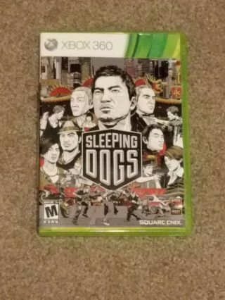 Sleeping Dogs For Xbox 360 Game Disc Rarely Perfectly