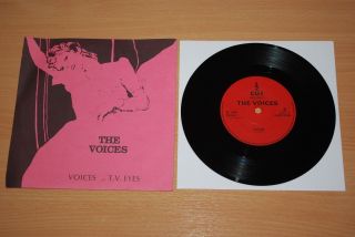 The Voices Voices / T.  V.  Eyes Uk 7 " Very Rare 1981 Punk/new Wave Private Press