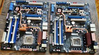 Rare Asus Blitz Extreme Republic Of Gamers Lga775 Socket Intel Ddr3 Motherboard