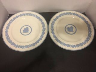 Big Price Drop Wedgwood – Pair Huge – Rare Chargers,  Plates 10 1/2” Wide
