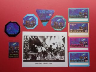 Michael Jackson,  Promo Photo,  9 Backstage Passes,  Rare Originals,  Victory Tour