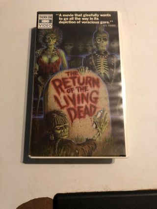 Return Of The Living Dead Trilogy VHS Zombies Rare OOP 2