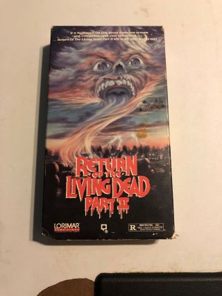 Return Of The Living Dead Trilogy VHS Zombies Rare OOP 5