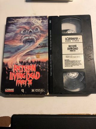 Return Of The Living Dead Trilogy VHS Zombies Rare OOP 7