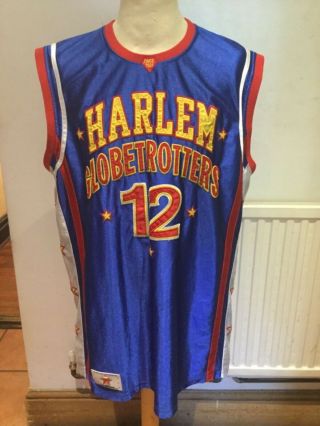 Harlem Globetrotters Rare Basketball Jersey Ant 12 Size Extra Large