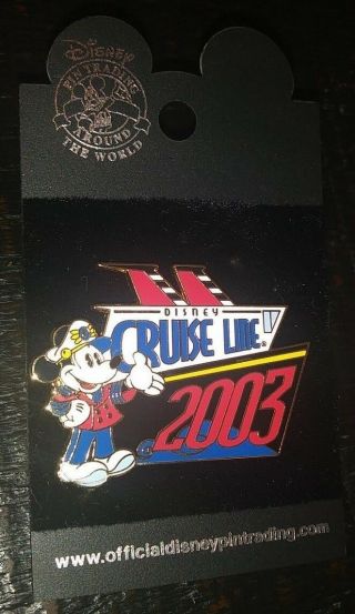 Wdw Walt Disney World Mickey Mouse Cruise Line 2003 Boat Collectible Pin Rare