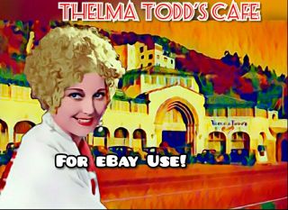 Limited 1 Of 5 Horsefeathers Thelma Todd And The Thelma Todd Cafe Very Rare