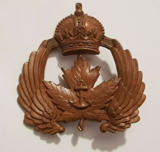 Rare Ww1 Royal Canadian Naval Air Service Rcnas Rnas Other Ranks Cap Badge