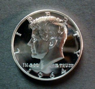 1964 Silver Proof Kennedy Half Dollar " Rare Spot - Gem " Submitt For Grading