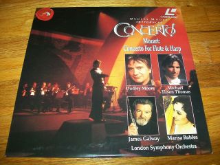 Concerto Laserdisc Ld Mozart: Concerto For Flute & Harp Very Rare Music And