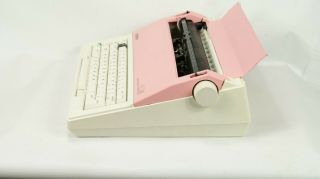 Rare Pink Vintage Brother AX - 12M Electronic Typewriter 6