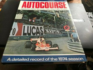 Autocourse - - - 1974 - 75 - - - Hardback Book - - 201 Pages - - - Rare