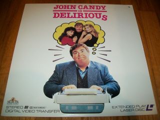 Delirious Laserdisc Ld Very Rare John Candy Stars Funny