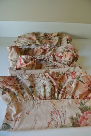 5 Ralph Lauren Guinevere Aragon Medieval Ruffled Standard Pillowcases Rare