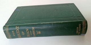RARE CHARLES DARWIN DESCENT OF MAN 2nd Edition 1881 John Murray London 14th Thou 8