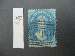Tasmania Stamps: Chalon Varieties - Rare (g37)