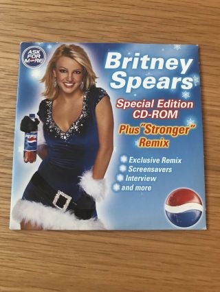 Britney Spears - Ultra Rare “Stronger / Overprotected” Pepsi Promo CD 3