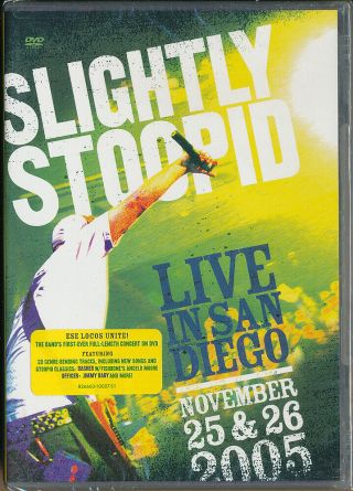 Slightly Stoopid Live In San Diego Rare Out Of Print Dvd 