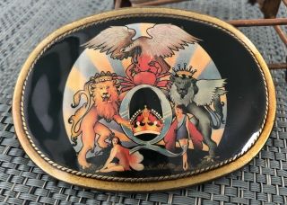 Rare Vintage Queen 1977 A Day At The Races Belt Buckle Pacifica